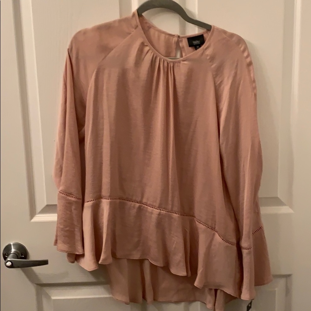 Blush/Nude blouse